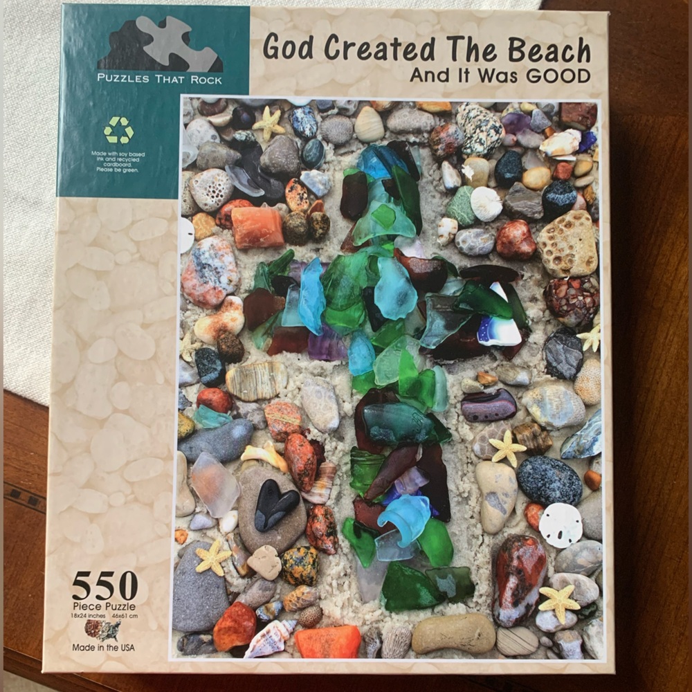 God created the beach puzzle